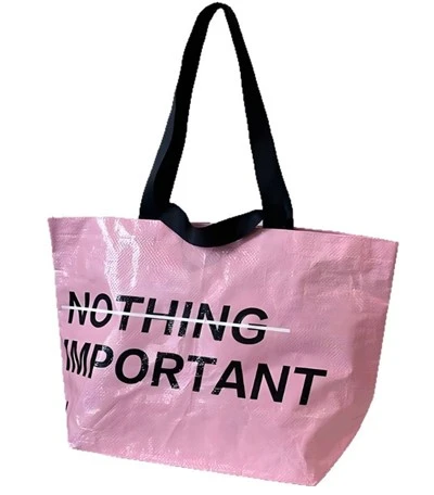 적층 식료품 토트백